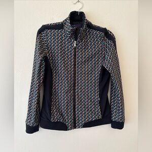 NWOT LOHLA SPORT LOS Angeles zip Ron lined geometric jacket
